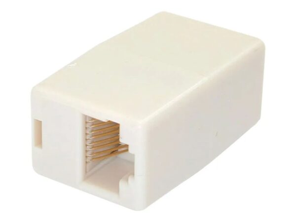 0065030784429-1 StarTech.com Cat5e RJ45 Netzwerkkabel Koppler / Verbinder – Patchkabel Modular Kupplung – Buchse / Buchse – Weiß – Netzwerkkoppler – RJ – 45 (W)