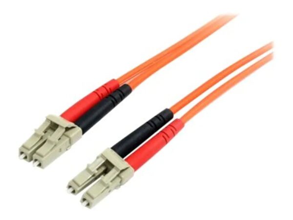 StarTech.com 1m Fiber Optic Cable – Multimode Duplex 62.5/125 – LSZH – LC/LC – OM1 – LC to LC Fiber Patch Cable (FIBLCLC1)