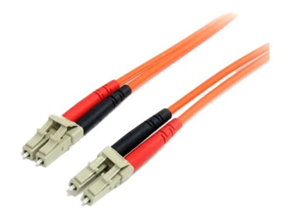 StarTech.com 5m Fiber Optic Cable – Multimode Duplex 62.5/125 – LSZH – LC/LC – OM1 – LC to LC Fiber Patch Cable (FIBLCLC5)