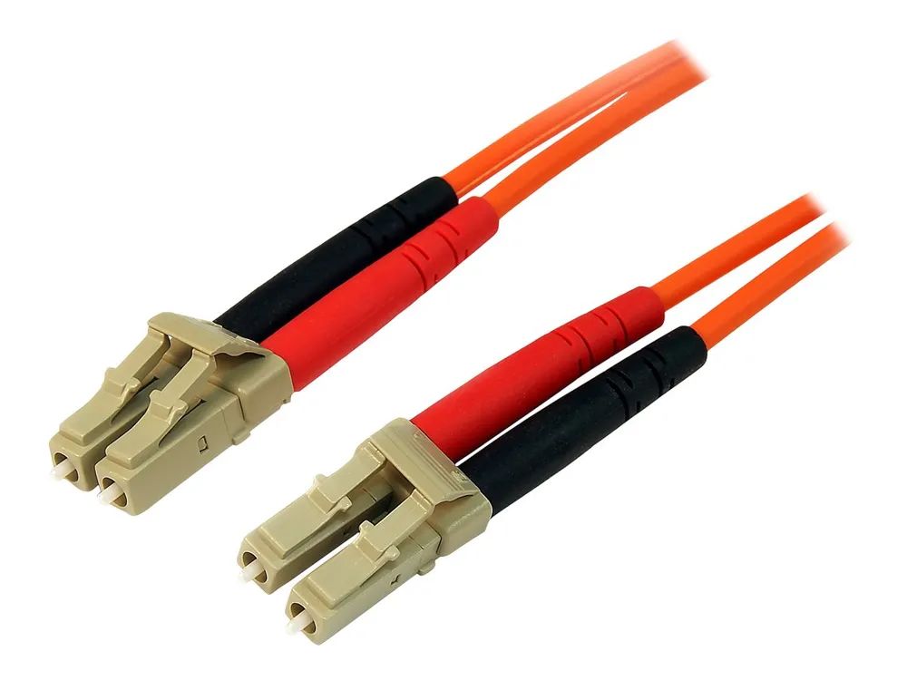 StarTech.com 5m Fiber Optic Cable – Multimode Duplex 50/125 – LSZH – LC/LC – OM2 – LC to LC Fiber Patch Cable – Netzwerkkabel – LC Multi – Mode (M)