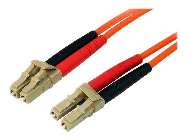 StarTech.com 30m Fiber Optic Cable – Multimode Duplex 50/125 – LSZH – LC/LC – OM2 – LC to LC Fiber Patch Cable (50FIBLCLC30)
