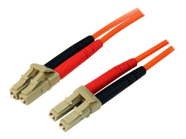StarTech.com 15m Fiber Optic Cable – Multimode Duplex 50/125 – LSZH – LC/LC – OM2 – LC to LC Fiber Patch Cable – Netzwerkkabel – LC Multi – Mode (M)