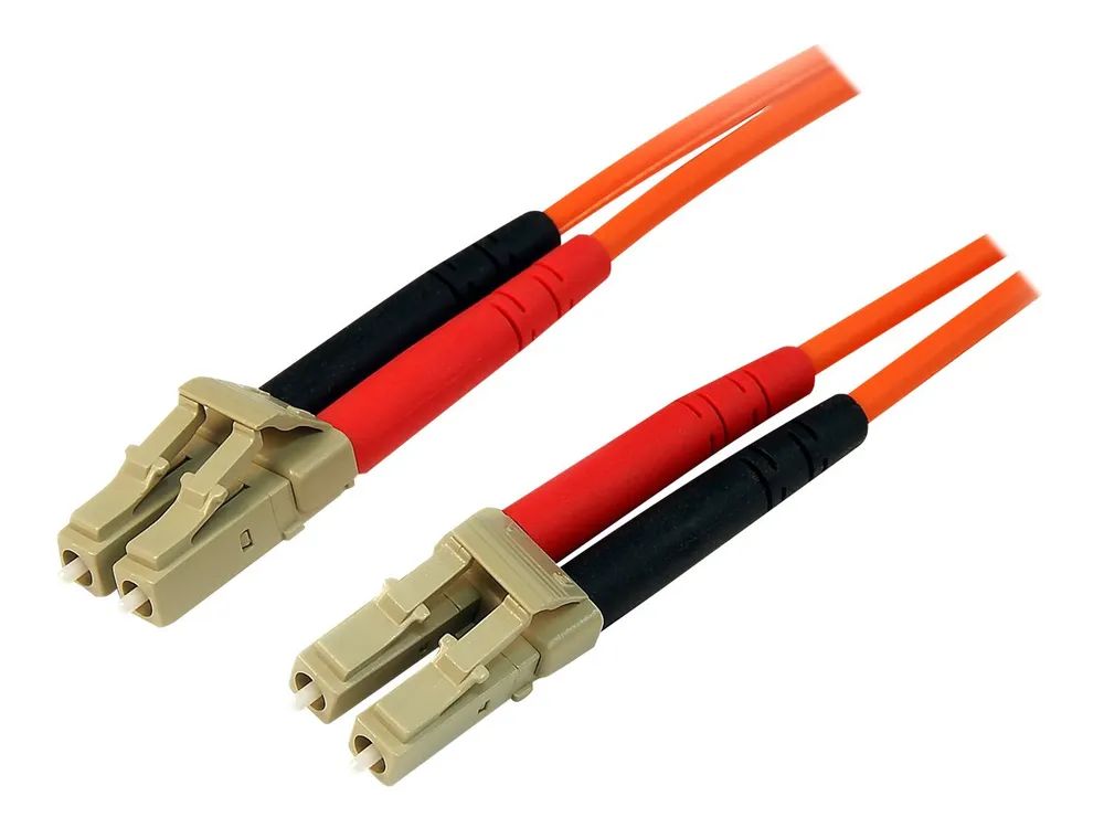 StarTech.com 15m Fiber Optic Cable – Multimode Duplex 50/125 – LSZH – LC/LC – OM2 – LC to LC Fiber Patch Cable – Netzwerkkabel – LC Multi – Mode (M)