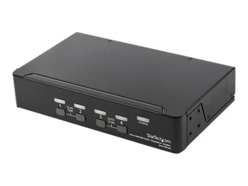 StarTech.com 4 Port DisplayPort KVM Switch – DisplayPort 1.2 KVM