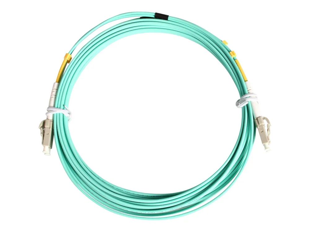StarTech.com 10m (30ft) LC/UPC to LC/UPC OM3 Multimode Fiber Optic Cable, Full Duplex 50/125Âµm Zipcord Fiber Cable, 100G Networks, LOMMF/VCSEL