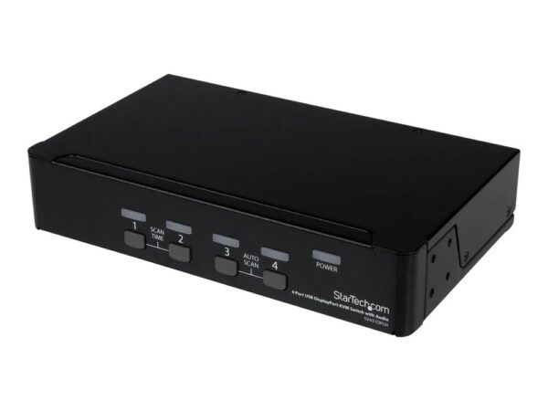 0065030837545-1 StarTech.com 4 Port DisplayPort USB KVM Switch mit Audio