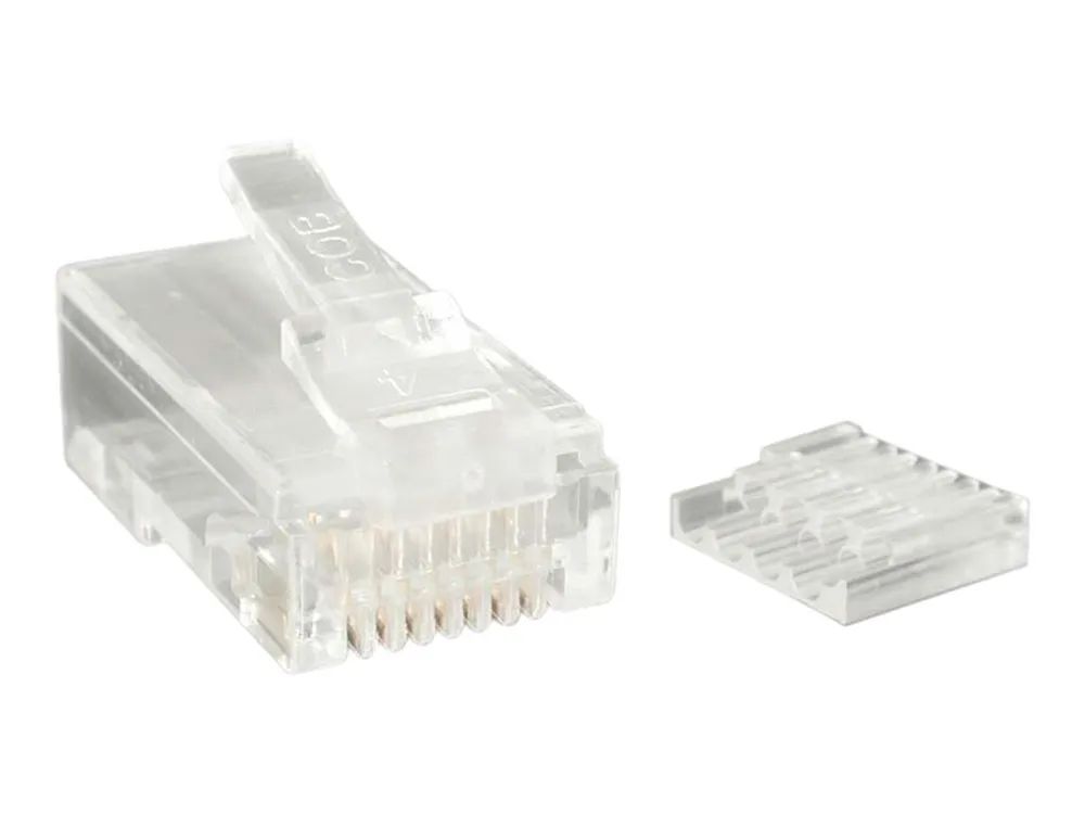 StarTech.com Cat 6 RJ45 Stranded Modular Plug Connector – 50 Pack (CRJ45C6STR50)