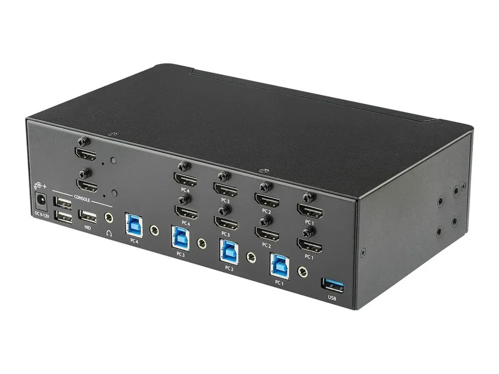 StarTech.com KVM Switch HDMI 4 Port – 4K 30 Hz