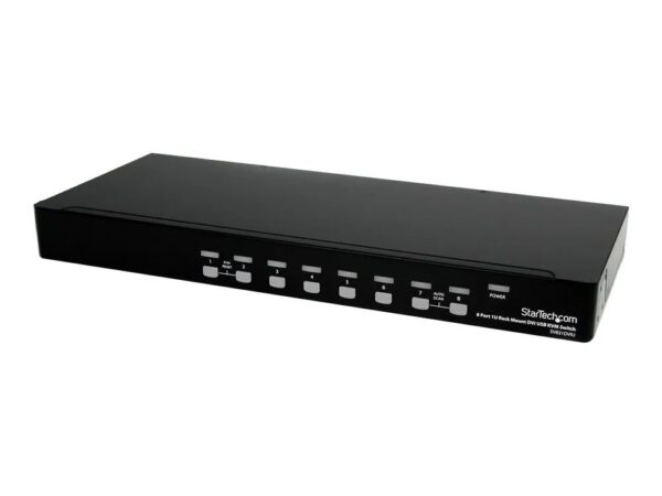 0065030842303-1 StarTech.com 8 Port 1HE DVI USB KVM Switch – 8 – fach DVI – I / USB – B Umschalter zur Rack – Montage