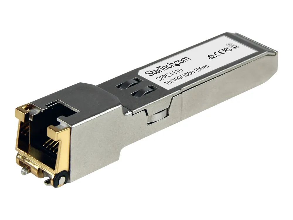 StarTech.com Cisco kompatibles Gigabit RJ45 Kupfer SFP Transceiver Modul – Mini – GBIC – SFP (Mini – GBIC)