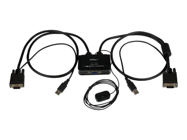 0065030858625-1 StarTech.com 2 Port VGA USB KVM Switch Kabel
