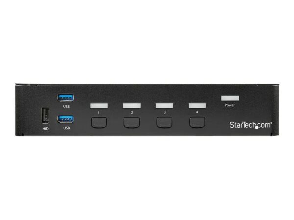 0065030863728-1 StarTech.com 4 Port DisplayPort KVM Switch – DP KVM Umschalter mit USB 3.0 Hub