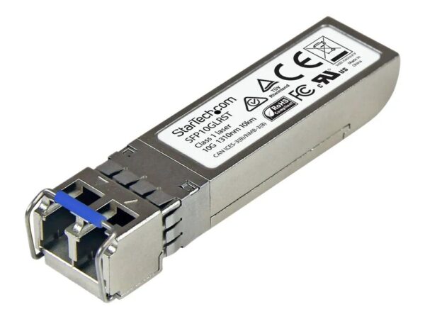 0065030864275-1 StarTech.com 10 Gigabit LWL SFP+ Transceiver Module – Cisco SFP – 10G – LR kompatibel – SM LC 10 km – Mini GBIC mit DDM – 10GBase – LR SFP+ – SFP+ – Transceiver – Modul (gleichwertig mit: Cisco SFP – 10G – LR)