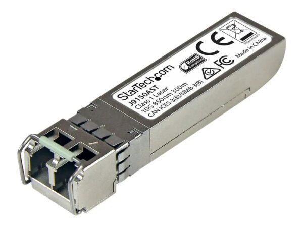 StarTech.com 10 Gigabit LWL SFP+ Transceiver Modul – HP J9150A kompatibel – MM LC mit DDM – 300m – 10GBase – SR – SFP+ – Transceiver – Modul (gleichwertig mit: HP J9150A)