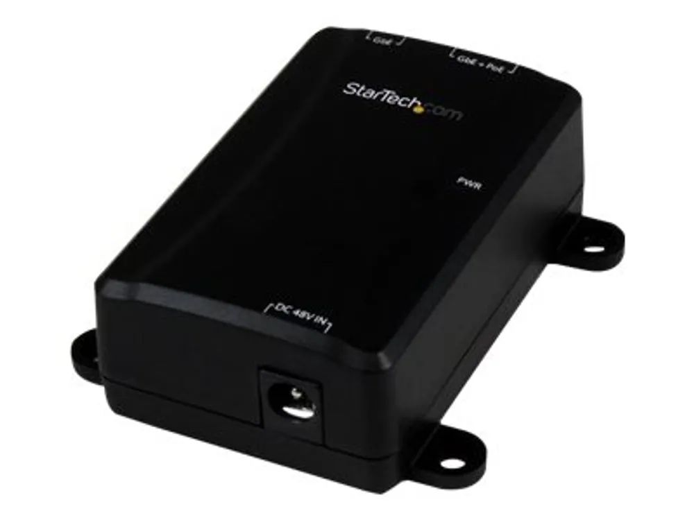 StarTech.com 1 Port Gigabit Power over Ethernet Injektor 48V / 30W
