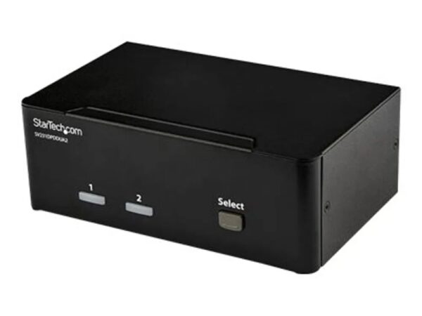 0065030867177-1 StarTech.com 2 Port DisplayPort Dual Monitor KVM Switch