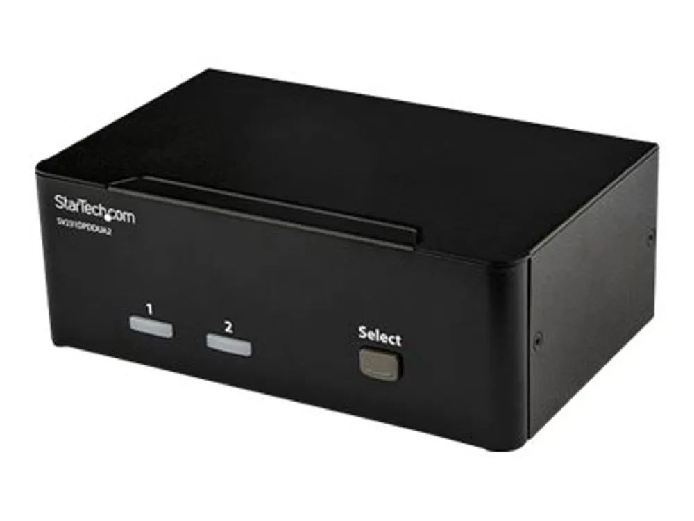 StarTech.com 2 Port DisplayPort Dual Monitor KVM Switch