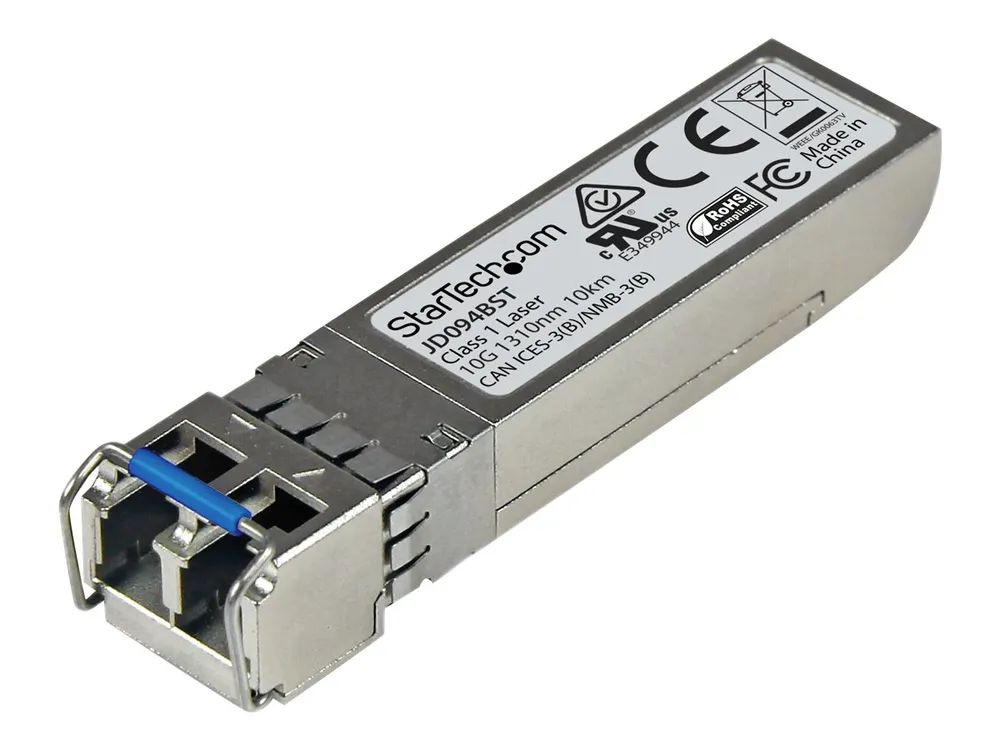 StarTech.com HP JD094B kompatibel SFP+ – 10 Gigabit Fiber 10GBase – LR SFP+ Transceiver Modul – SM LC – 10km – 1310nm – SFP+ – Transceiver – Modul (gleichwertig mit: HP JD094B)