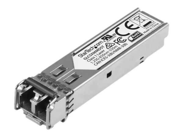 0065030868587-1 StarTech.com Cisco GLC – SX – MMD kompatibel SFP – Gigabit Fiber 1000Base – SX SFP Transceiver Module – MM LC – 550m – 850nm – SFP (Mini – GBIC)