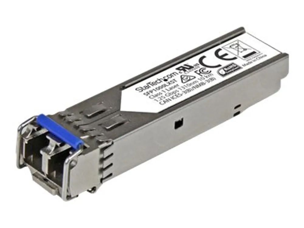 StarTech.com 1000BASE – LX – Gigabit Transceiver – LC Fiber – MSA Compliant – 10 km – Gigabit SFP Modul – Single Mode SFP – SFP (Mini – GBIC)