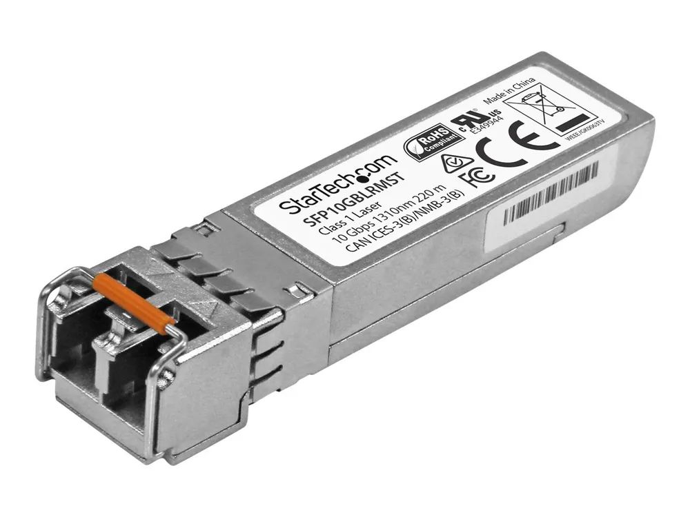 StarTech.com SFP – 10GBASE – LRM – ST Transceiver Modul (SFP+ Module, 10GBase – LRM Cisco kompatibel, Glasfaser, 1310nm, LC Multimode mit DDM)