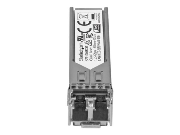 StarTech.com 1000Base – EX – Gigabit Transceiver – LC Fiber – MSA konform – 40 km – Gigabit SFP Modul – Single Mode SFP – SFP (Mini – GBIC)