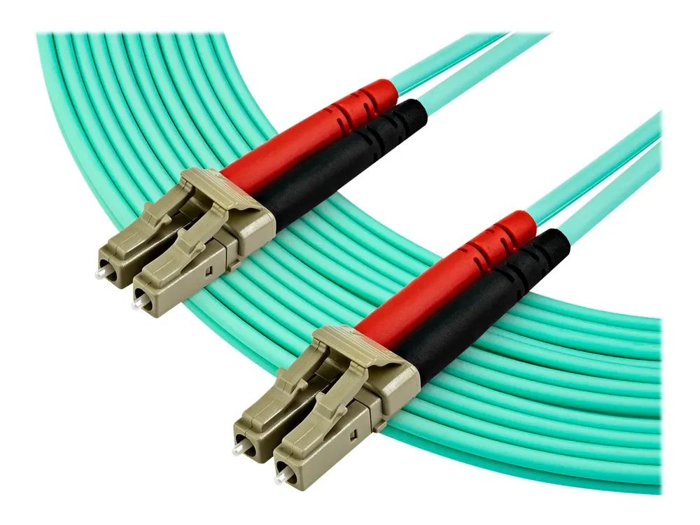 StarTech.com 7 m LC auf LC OM4 Multimode Glasfaserkabel, LWL Patchkabel – Patch – Kabel – LC Multi – Mode (M)