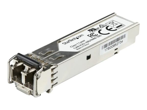 StarTech.com SFP1GLXEMCST Transceiver Modul (SFP Module, 1000Base – LX Dell EMC kompatibel, Glasfaser, 1310nm, LC Single Mode mit DDM)