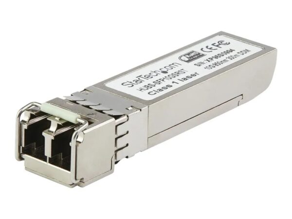 0065030883115-1 StarTech.com SFP10GSREMST Transceiver Modul (SFP+ Module, 10GBase – SR Dell EMC kompatibel, Glasfaser, 850nm, LC Multimode mit DDM)