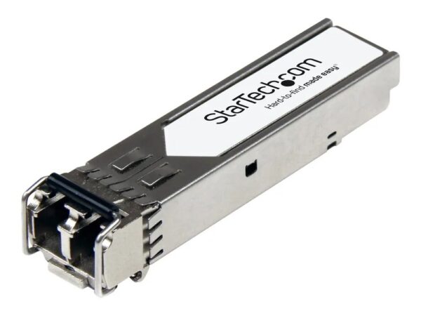 StarTech.com Transceiver Modul (SFP+ Module, 10GBase – SR Arista Networks komp., Glasfaser, 850 nm, LC Multimode mit DDM) – SFP+ – Transceiver – Modul (gleichwertig mit: Arista Networks SFP – 10G – SR)