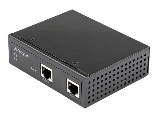 0065030889568-1 StarTech.com Industrial Gigabit PoE Injector – High Speed/High Power 90W – 802.3bt PoE++ 48V – 56VDC Hutschiene UPoE/Ultra Power Over Ethernet Injektor Adapter – 40°C bis 75°C Robust (POEINJ1G90W)
