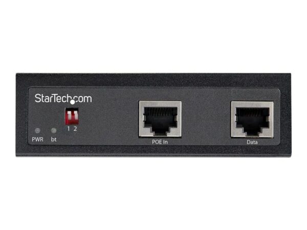 0065030889735-1 StarTech.com Industrieller Gigabit PoE Splitter – 90W Hochgeschwindigkeits Power – over – Ethernet PoE+++ Splitter – 12 – 48V DC – PoE – Splitter (DIN – Schienenmontage möglich)