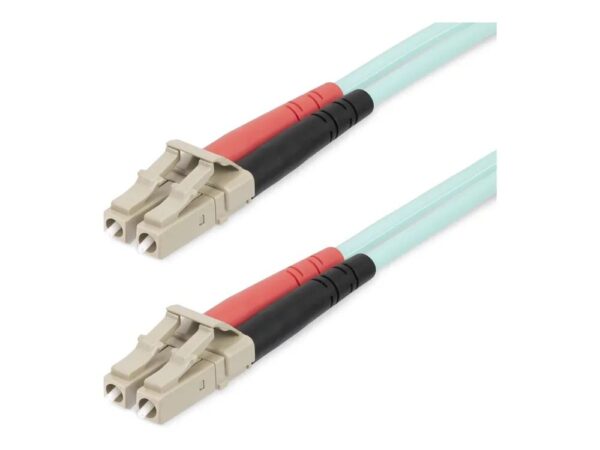 StarTech.com 25m OM4 LWL Patchkabel LC auf LC, multimode Glasfaserkabel – Patch – Kabel – LC/UPC Multi – Modus (M)