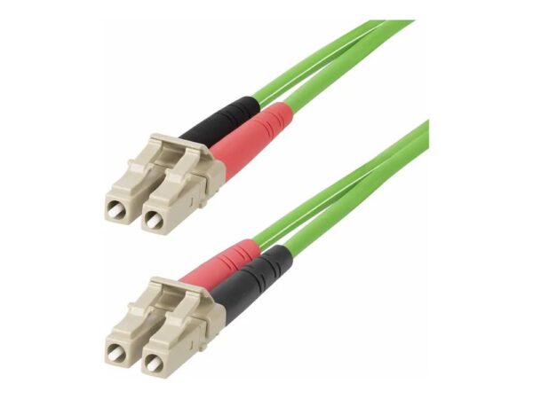 StarTech.com 10m LC zu LC(UPC) OM5 Multimode Glasfaserkabel, LSZH LWL – Patch – Kabel – LC/UPC Multi – Modus (M)