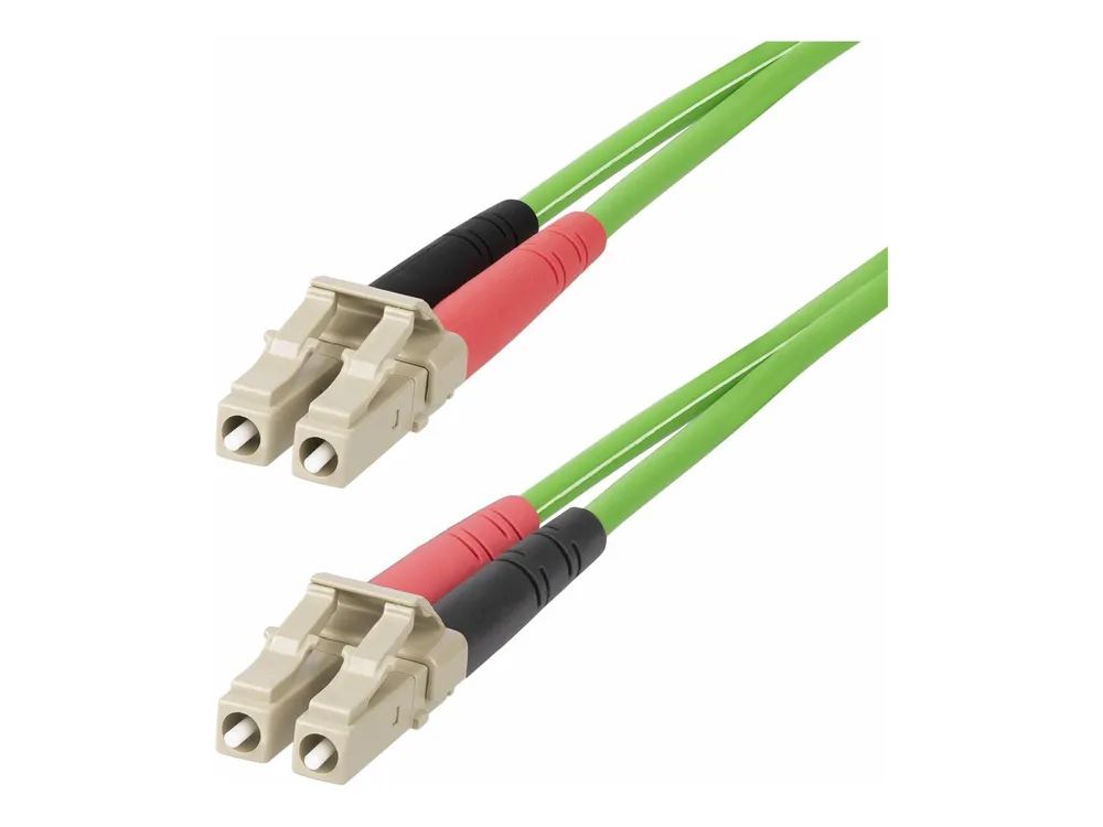 StarTech.com 25m LC zu LC(UPC) OM5 Multimode Glasfaserkabel, LSZH LWL – Patch – Kabel – LC/UPC Multi – Modus (M)