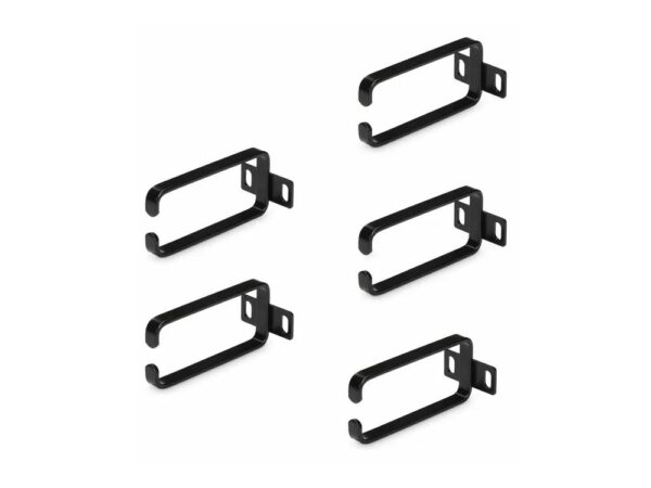 0065030902168-1 StarTech.com 5 – Pack 1U Vertical Cable Management D – Ring Hooks, cable Manager For 19" Server Racks/Cabinets, Network Rack Wire Organizers, cable Guide Rings – Kabelmanagementring (vertikal)