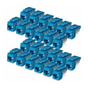 StarTech.com Cat6 Keystone Jack 24 – Pack 90 – Deg 110 – Netzwerk – CAT 6