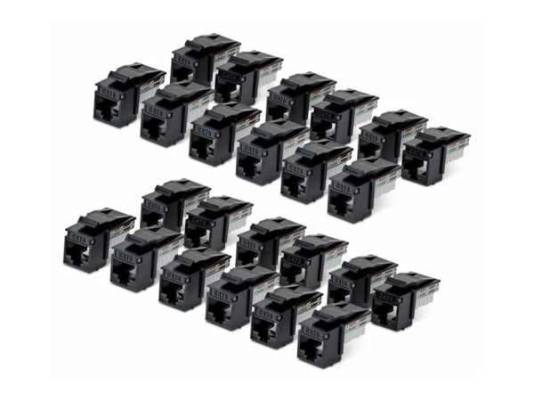 0065030912815-1 StarTech.com Cat6 Keystone Jack 24 – Pack 90 – Deg 110 – Netzwerk – CAT 6