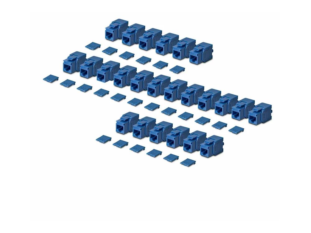 StarTech.com Cat6 Keystone Jack 24 – Pack 180 – Deg – Netzwerk – CAT 6