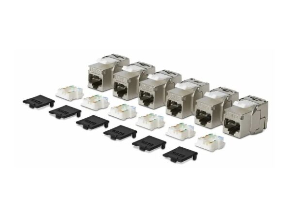 0065030919807-1 StarTech.com Cat8 Keystone Jack 6 – Pack 180 – Deg – Netzwerk – CAT 8