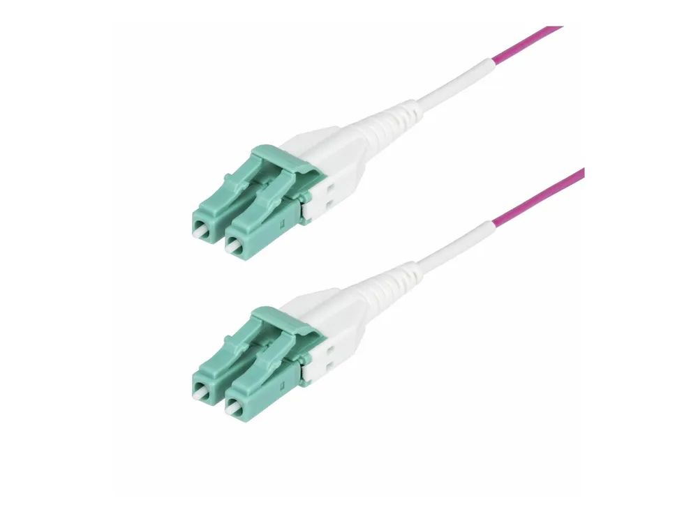 StarTech.com 15m (49.2ft) LC/LC (UPC) OM4 Multimode Fiber Optic Cable – Patch – Kabel – LC/UPC Duplex Multi – Mode (M)
