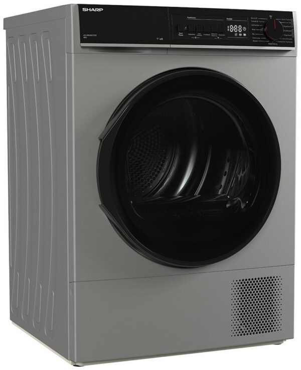 Sharp Wärmepumpentrockner KD-PRO8S7GSC-DE, SoftTouch-Bedienung mit LED-Display, Trommelbeleuchtung, WiFi Sharp Wärmepumpentrockner KD-PRO8S7GSC-DE, SoftTouch-Bedienung mit LED-Display, Trommelbeleuchtung, WiFi