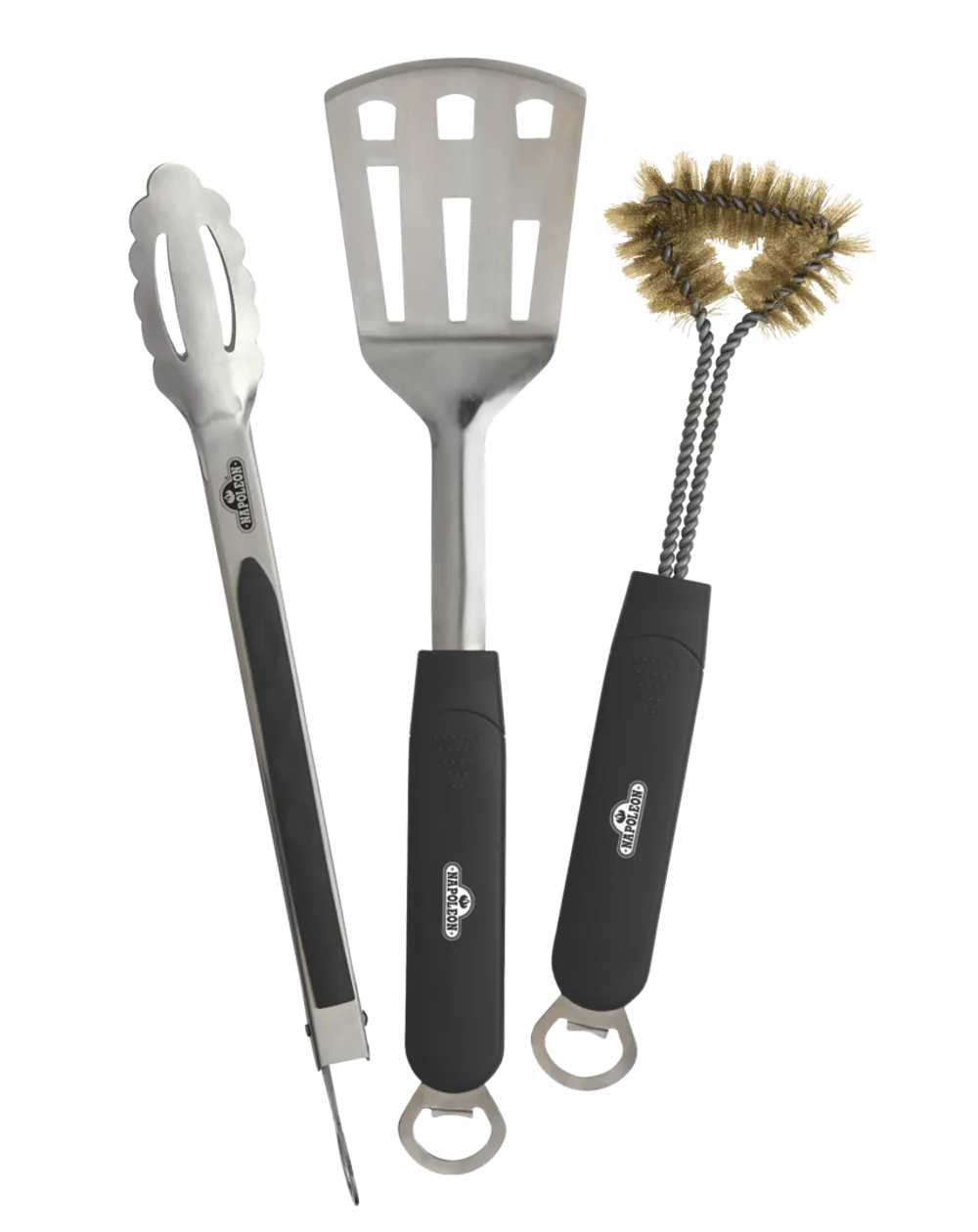 Napoleon 3 – teiliges Grillbesteck – Set Edelstahl