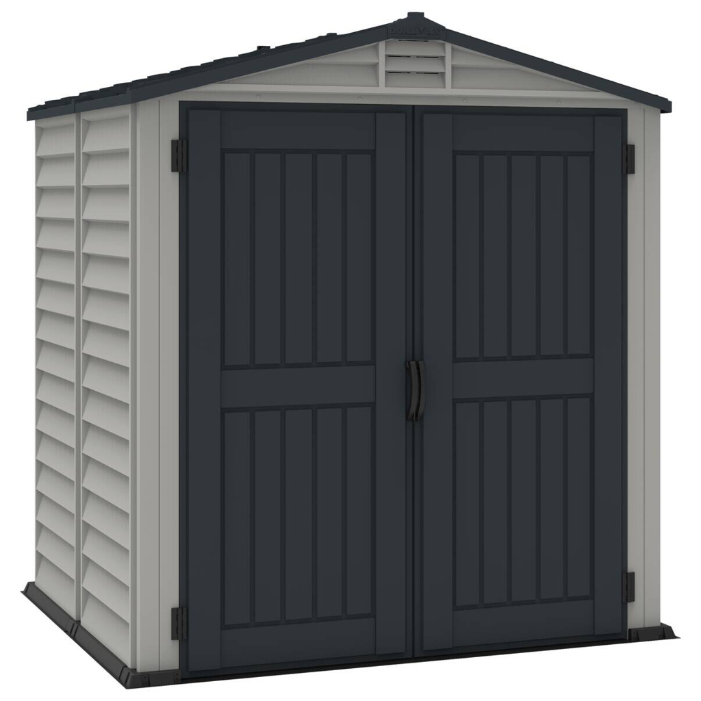 VCM Gerätehaus grau B/H/L: ca. 186x213x190 cm
