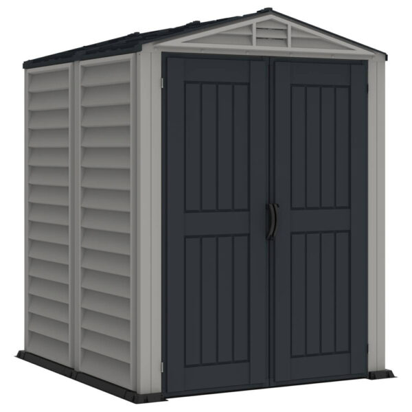 VCM Gerätehaus grau B/H/L: ca. 171x210x171 cm