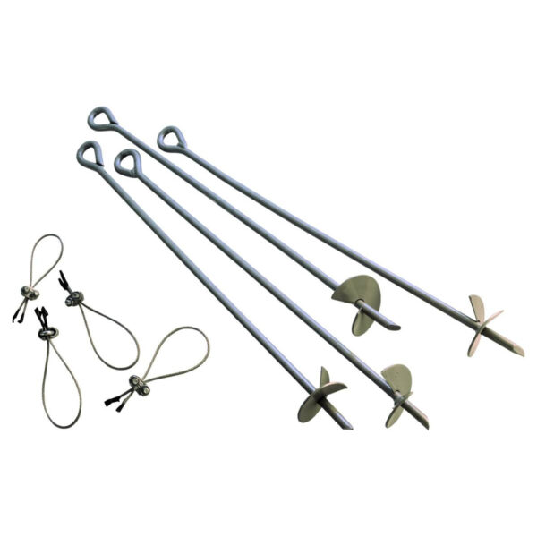 ShelterLogic Boden-Anker silber Metall B/H/T: ca. 9x69x9 cm ShelterLogic Boden-Anker silber Metall B/H/T: ca. 9x69x9 cm