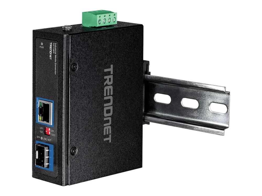 TRENDnet TI – F11SFP – Medienkonverter – 1GbE – 10Base – T, 100Base – TX, 1000Base – T – RJ – 45 / SFP (mini – GBIC)