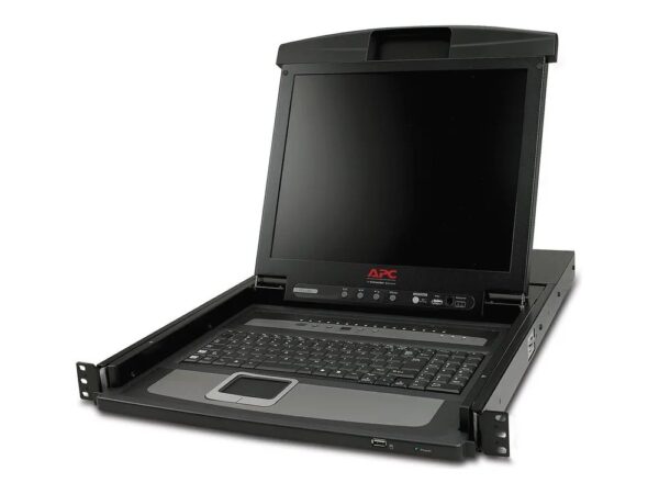 APC LCD Console – KVM – Konsole mit KVM – Switch – 16 Anschlüsse – PS/2 – 43.2 cm (17")