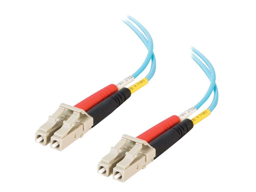 C2G LC – LC 10Gb 50/125 OM3 Duplex Multimode PVC Fiber Optic Cable (LSZH)