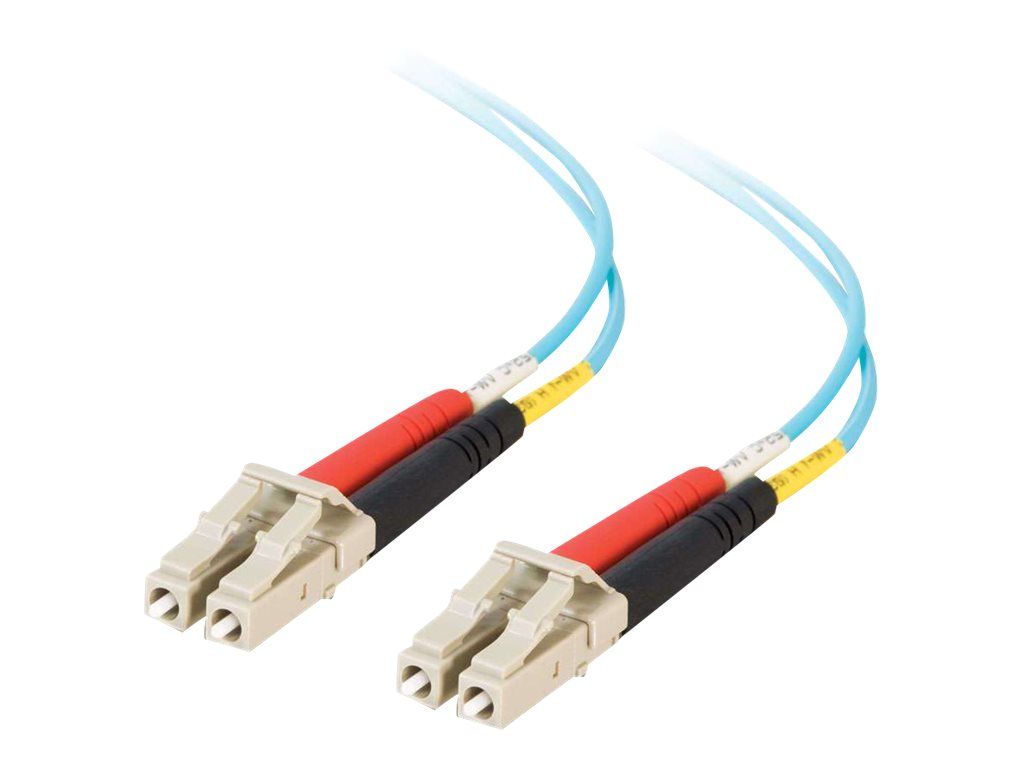 C2G LC – LC 10Gb 50/125 OM3 Duplex Multimode PVC Fiber Optic Cable (LSZH)